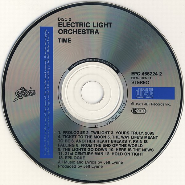 Electric Light Orchestra  Discovery + Time : CD2